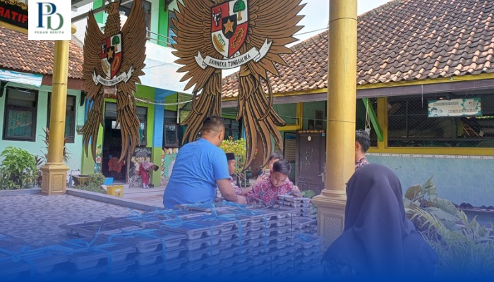 Penyaluran Program Makan Bergizi Gratis MBG di daerah