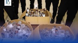 Polisi mengamankan ratusan botol Arak Bali dari seorang pemuda di Sumenep.