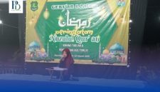 Para pelajar dengan semangat mengikuti lomba yang digelar Pemdes Banuaju Timur dalam rangka menyemarakkan bulan suci Ramadan.